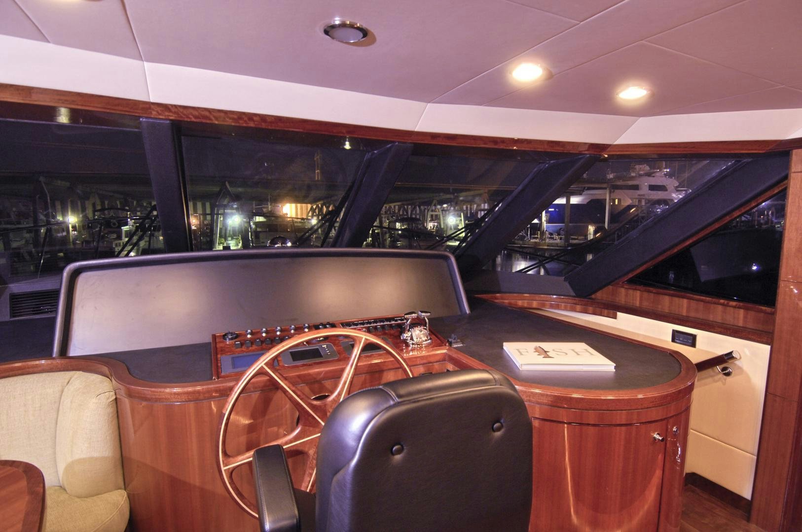 a bus with a luggage rack aboard HATT TRICK Yacht for Sale