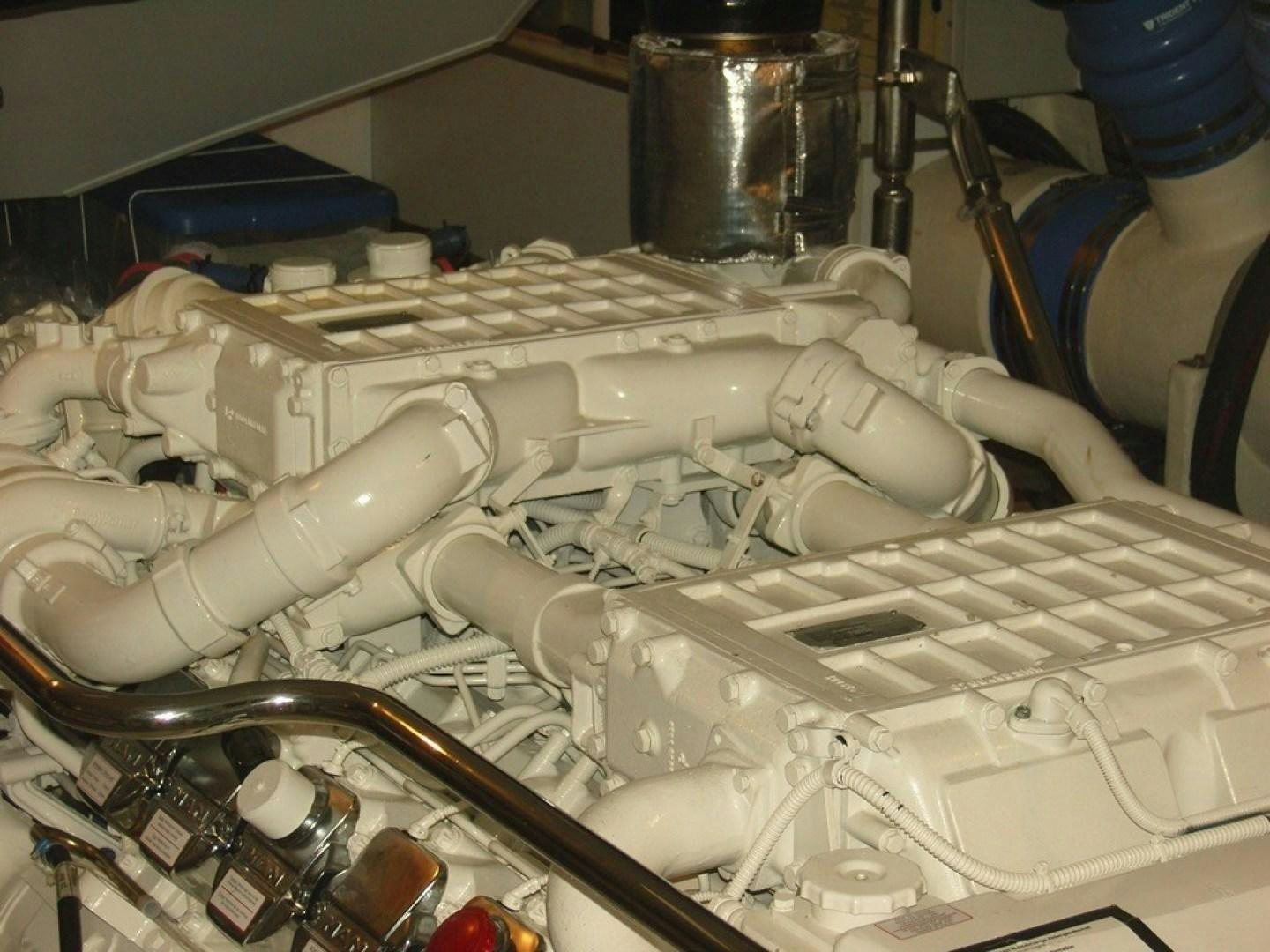 a machine with wires aboard No Name Yacht for Sale