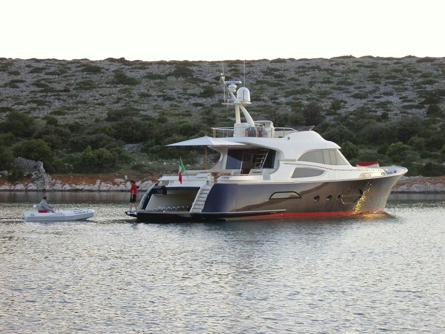 a boat on the water aboard No Name Yacht for Sale