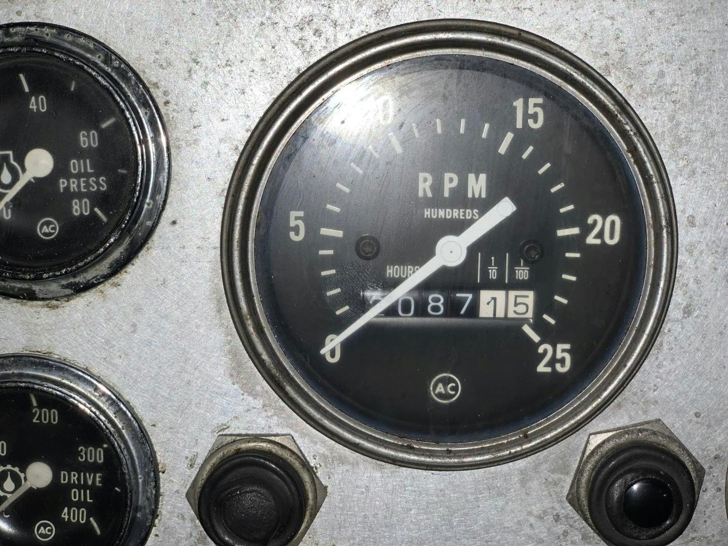 a close up of a car dashboard aboard No Name Yacht for Sale