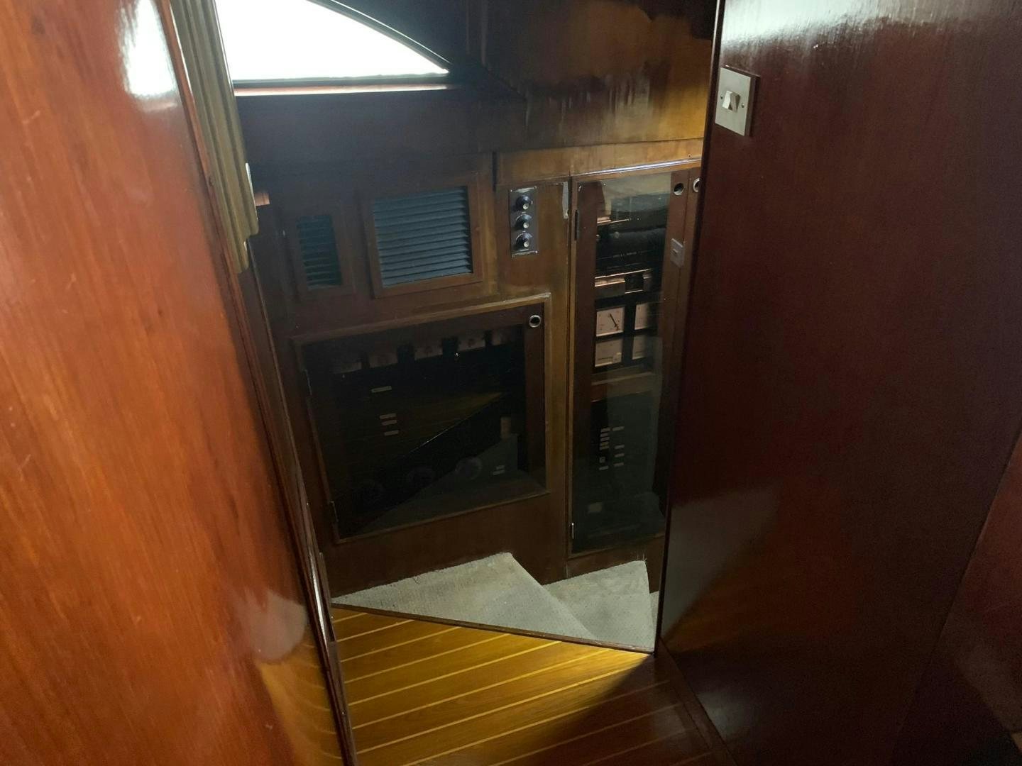 a kitchen with a couple of ovens in it aboard No Name Yacht for Sale