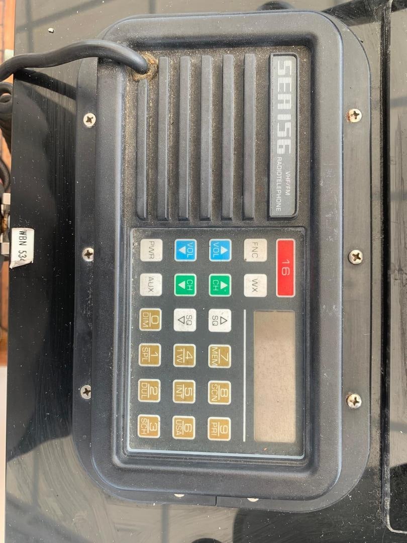 a black electronic device aboard No Name Yacht for Sale