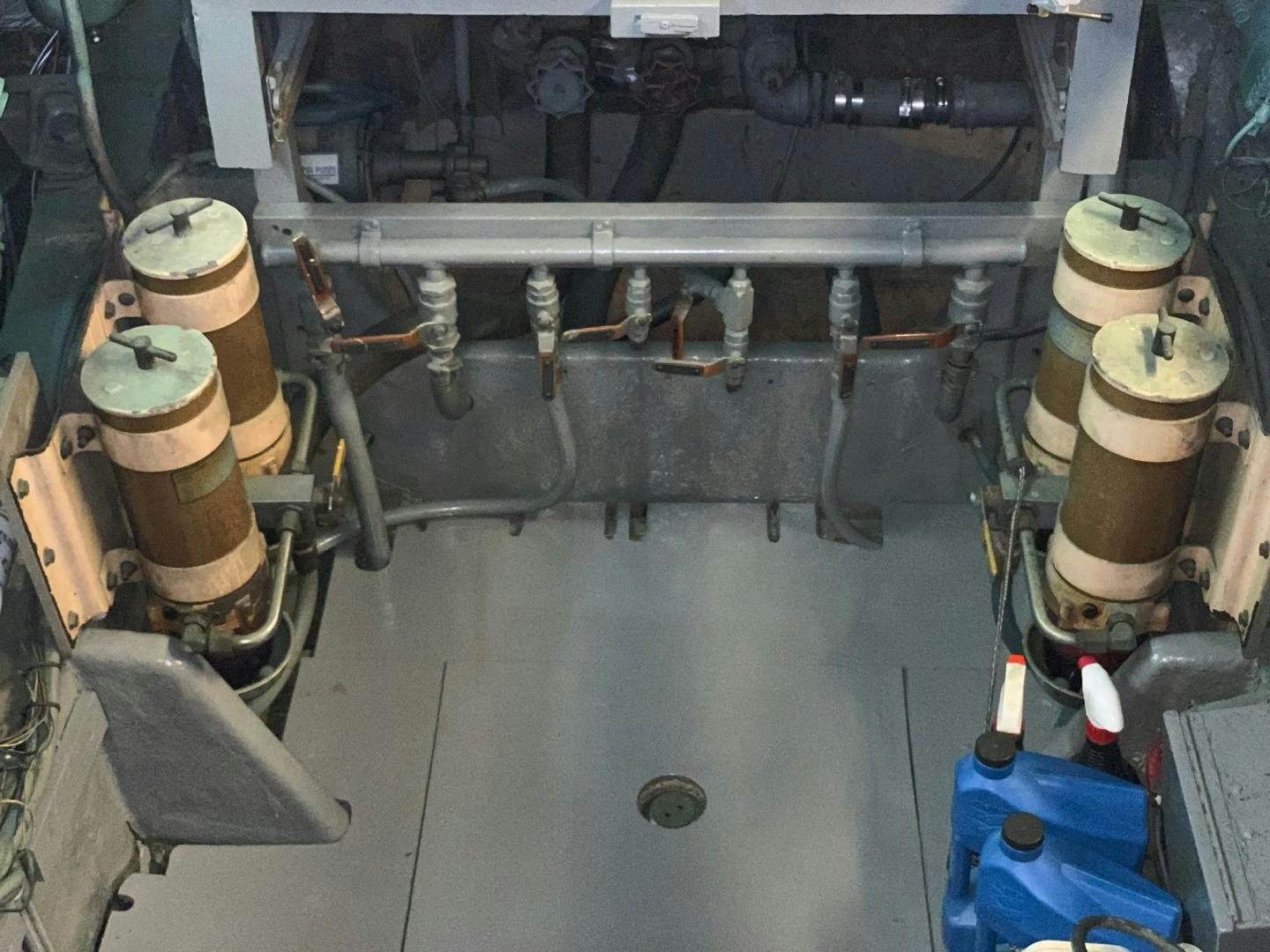 a machine with pipes aboard No Name Yacht for Sale