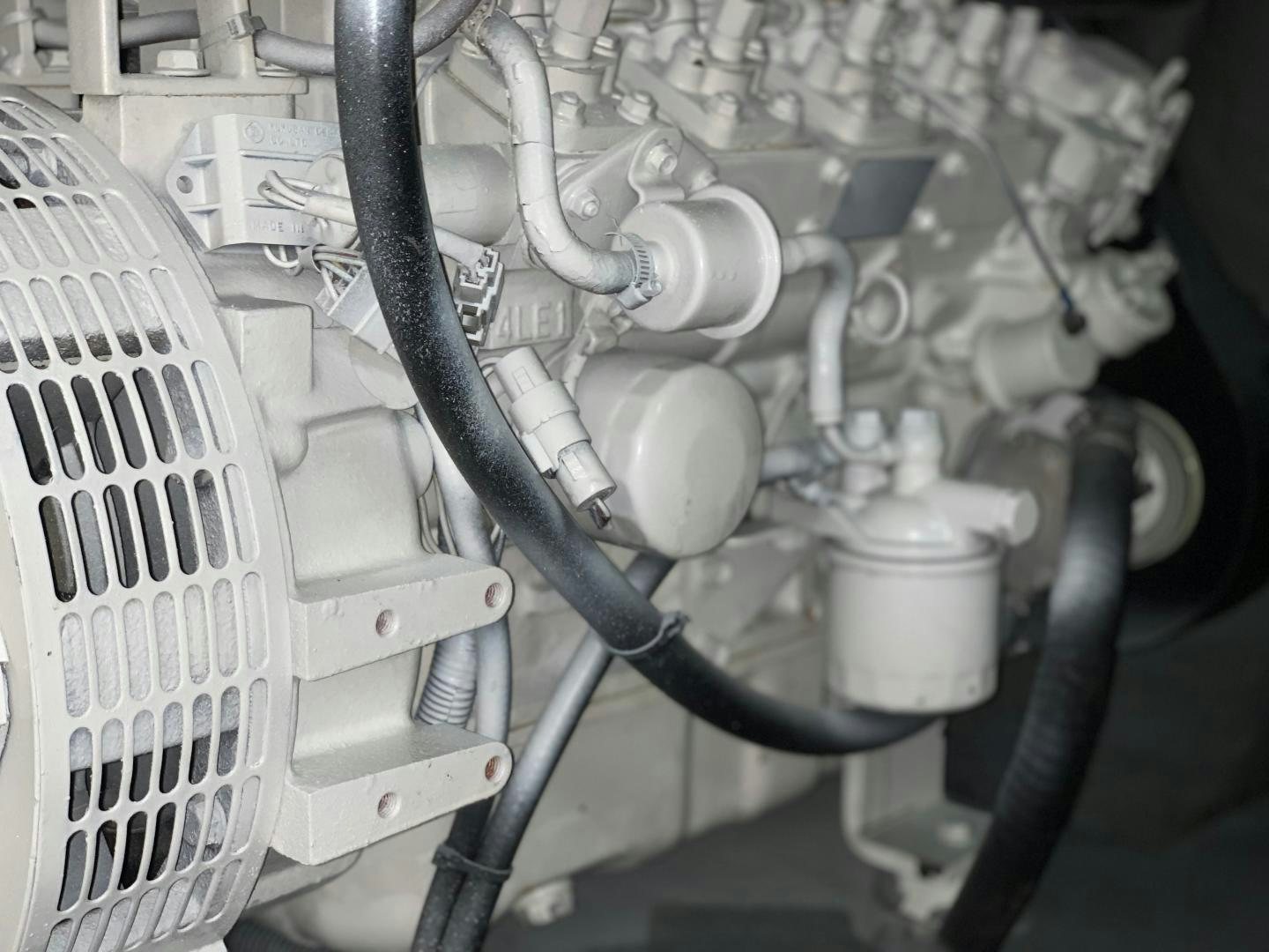 a close-up of a machine aboard No Name Yacht for Sale