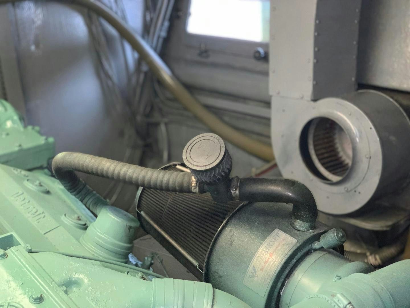 a machine with a metal handle aboard No Name Yacht for Sale