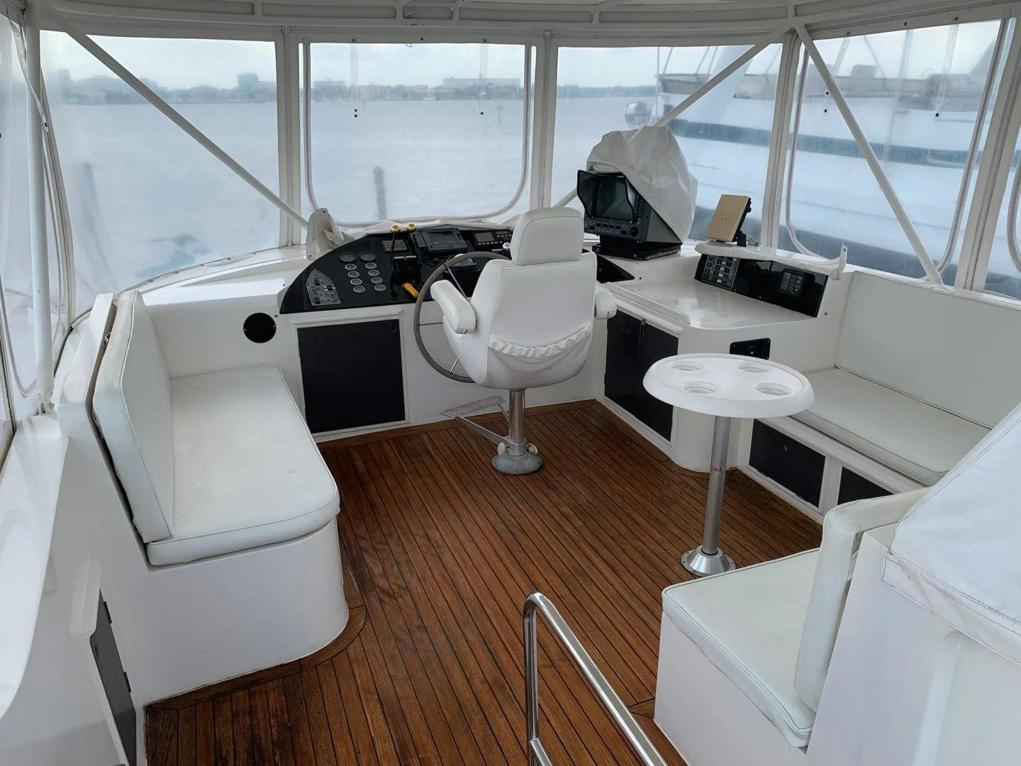 inside of a boat aboard No Name Yacht for Sale