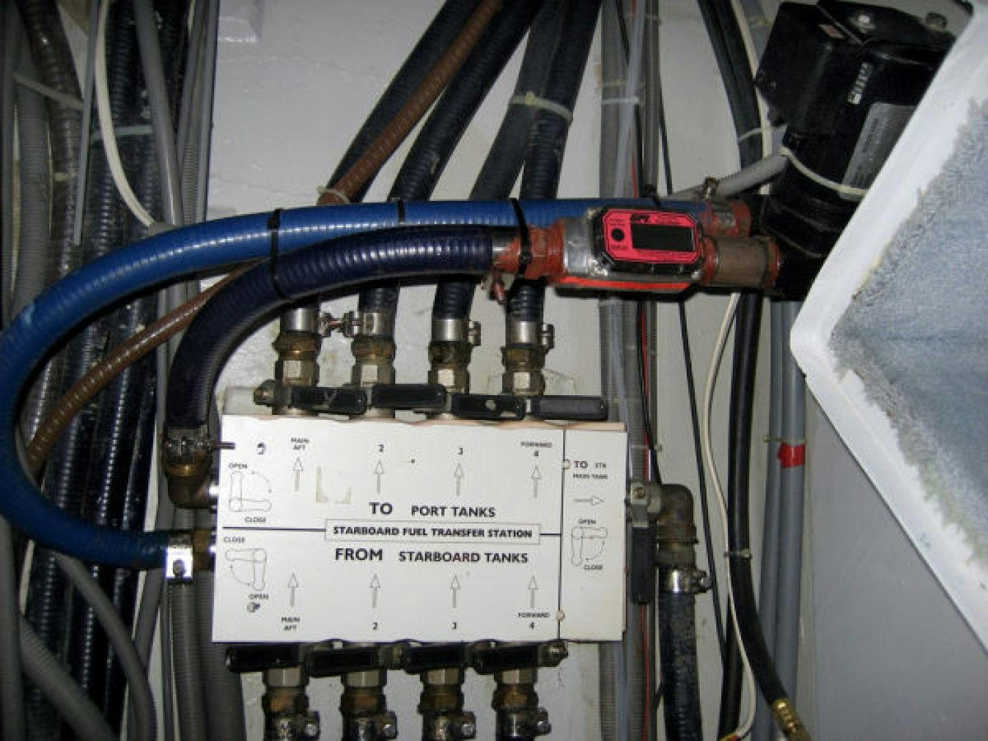 a machine with a piece of paper in it aboard O'NEILL Yacht for Sale