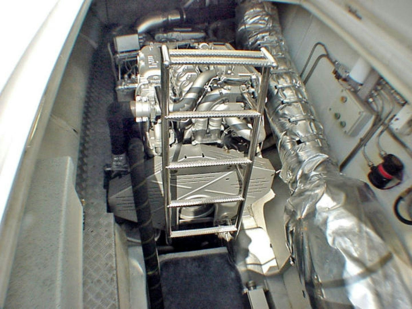 a machine with a large metal object aboard O'NEILL Yacht for Sale