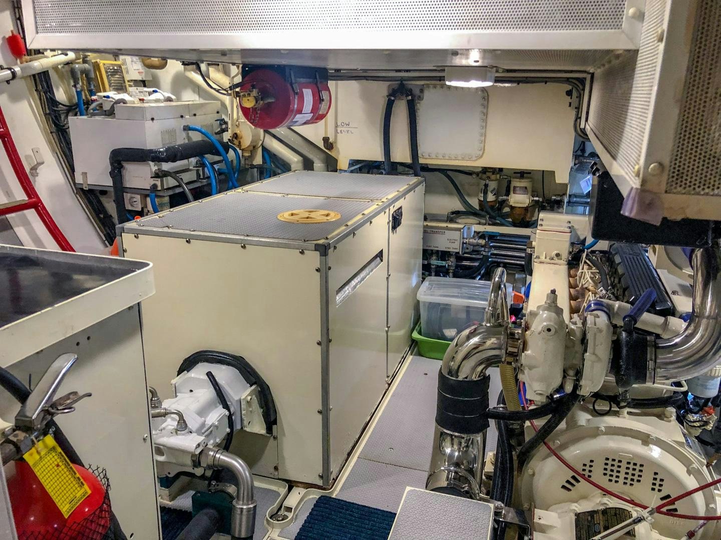 a room with machinery and tools aboard GOLDEN OPUS Yacht for Sale