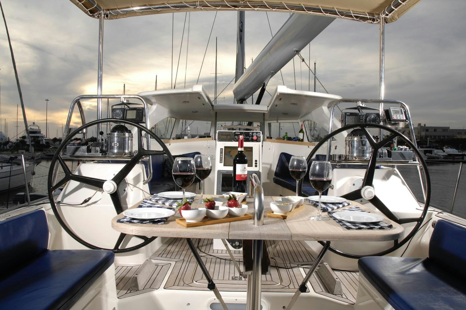 a large room with a machine aboard PULSAR II Yacht for Sale