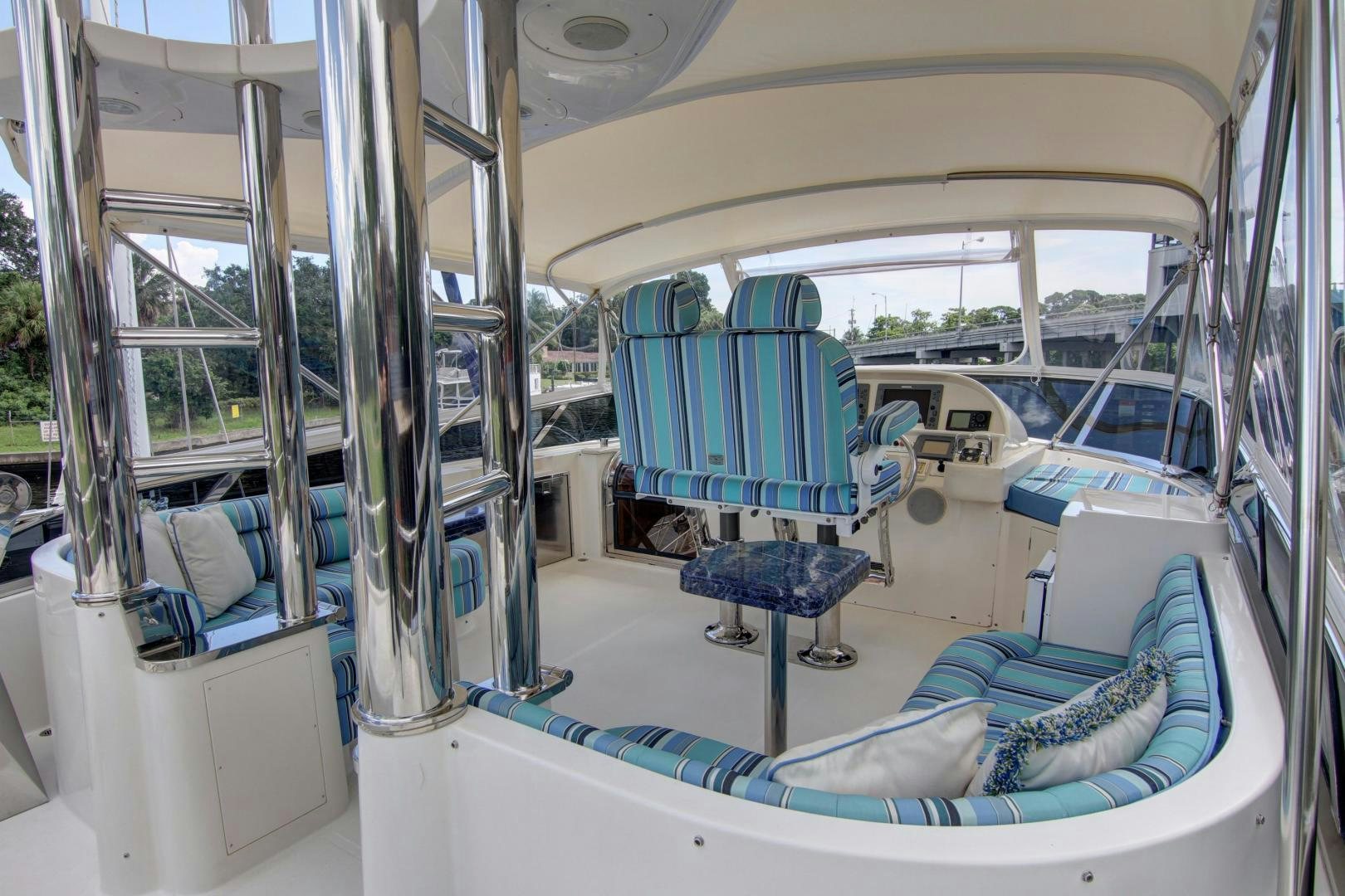 inside of a car aboard UNSINKABLE II Yacht for Sale