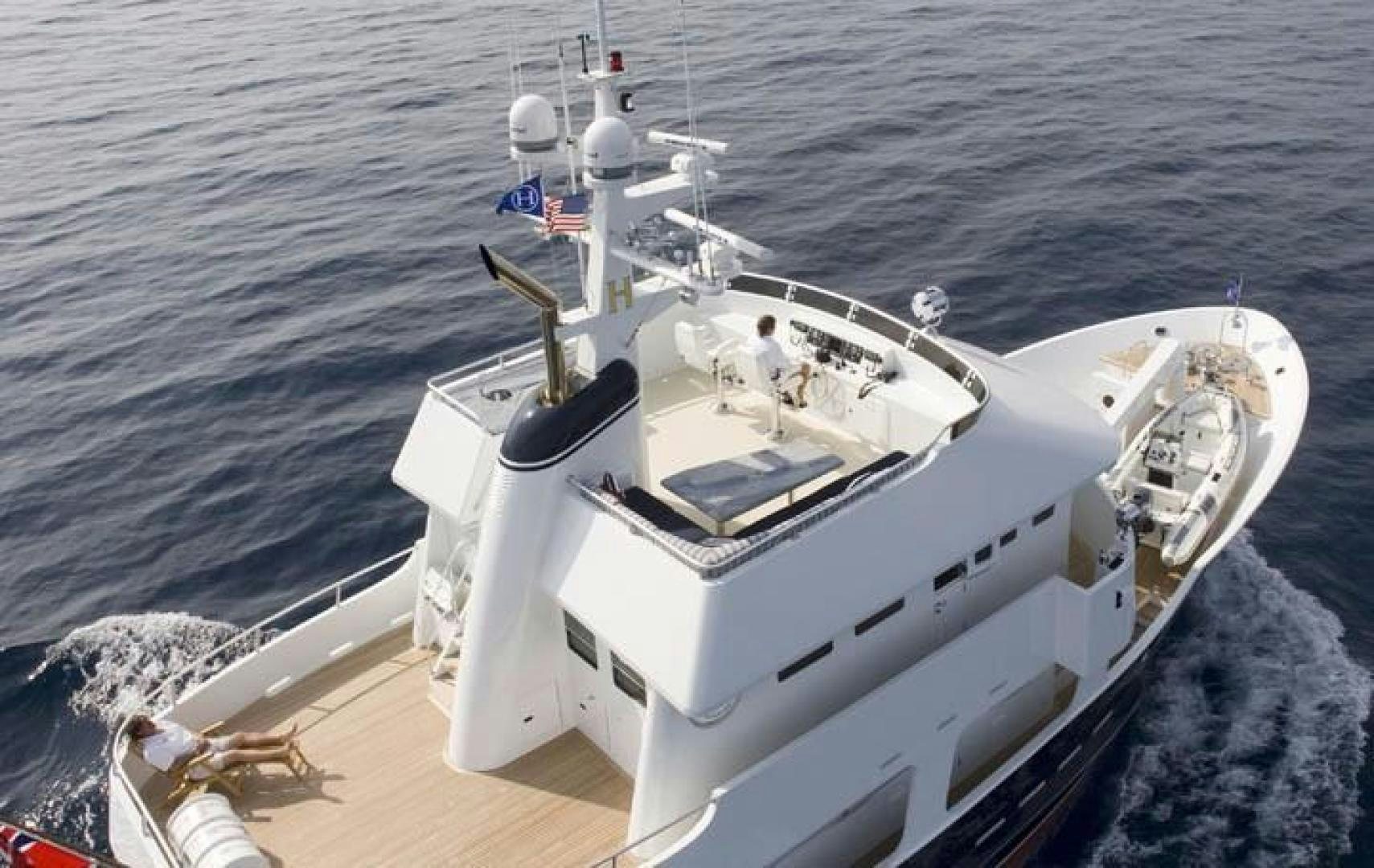 a boat on the water aboard HERCULES Yacht for Sale