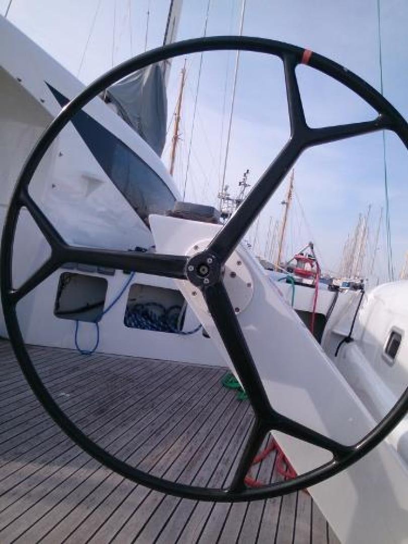 a boat on a dock aboard No Name Yacht for Sale