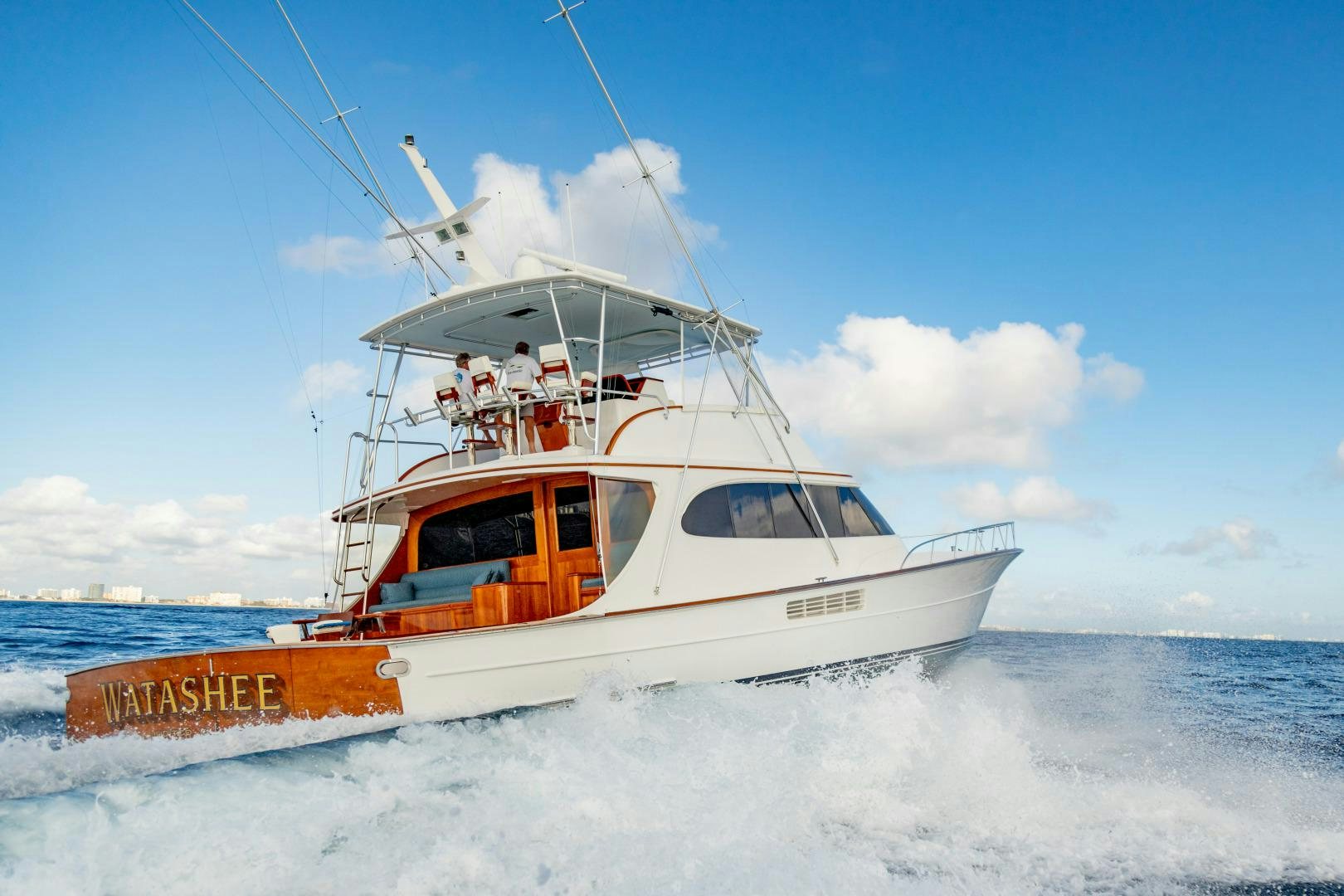a boat on the water aboard WATASHEE Yacht for Sale