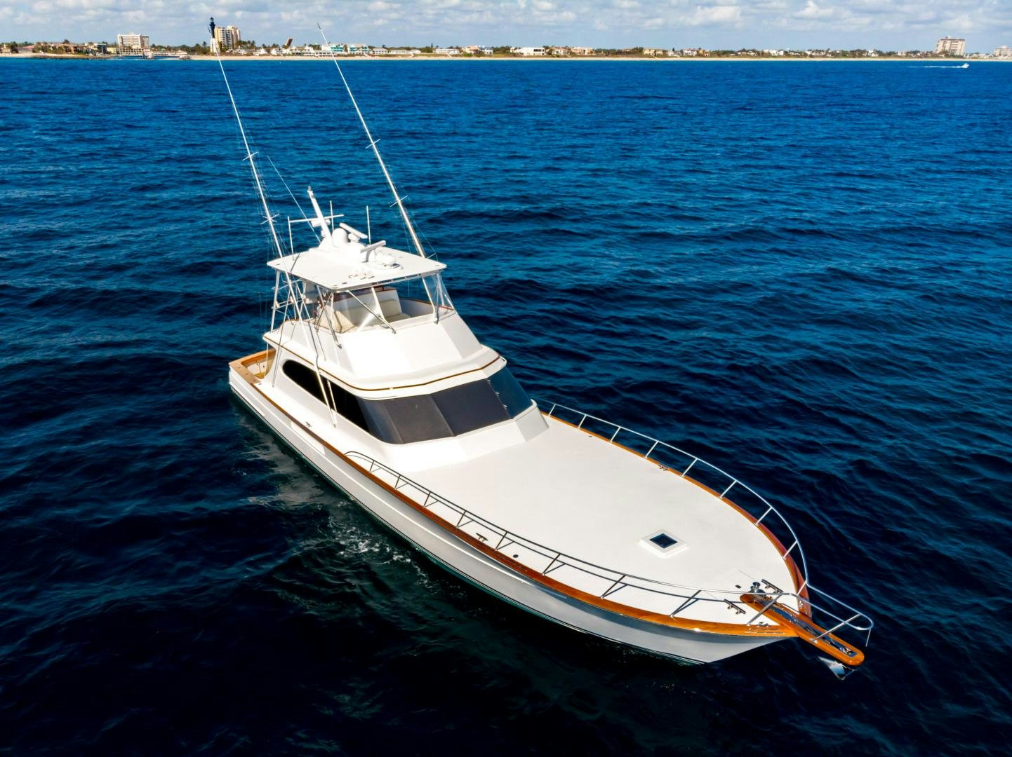 a boat in the water aboard WATASHEE Yacht for Sale