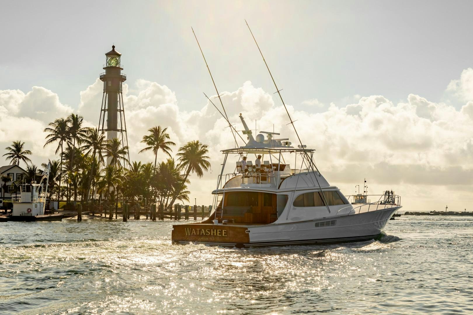 a boat on the water aboard WATASHEE Yacht for Sale