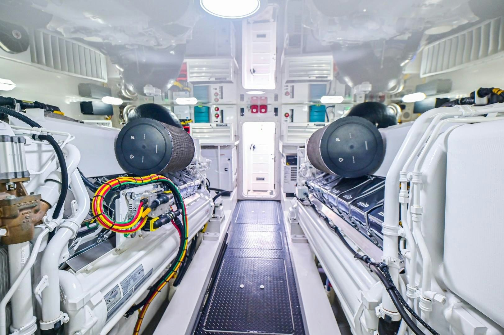 inside of a factory aboard GOOSE Yacht for Sale