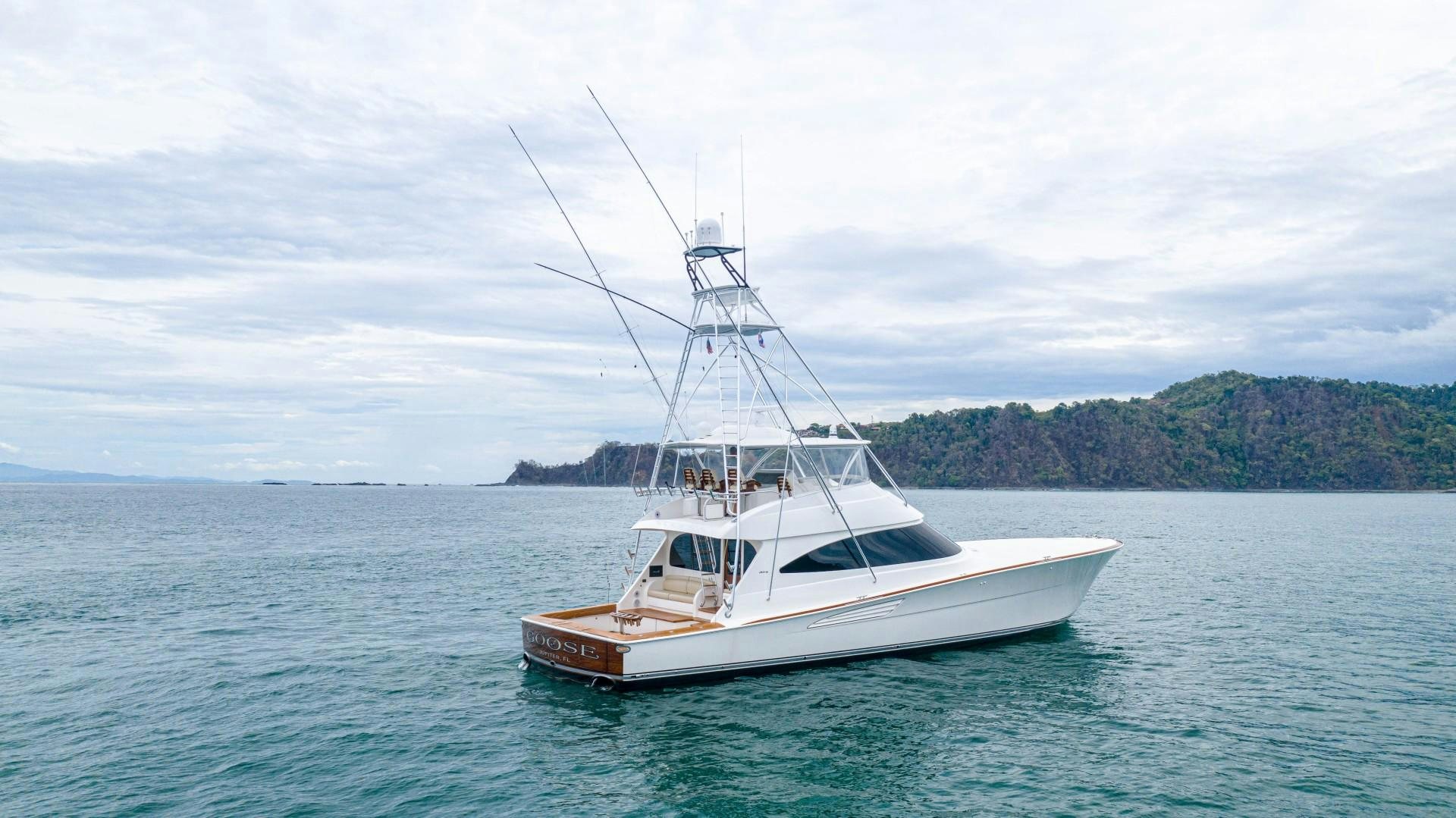 a boat in the water aboard GOOSE Yacht for Sale