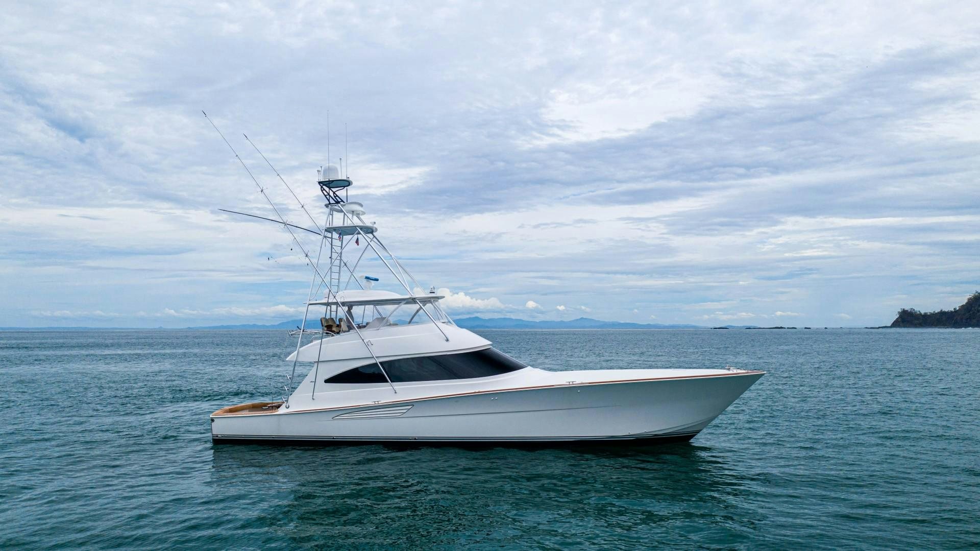 a boat in the water aboard GOOSE Yacht for Sale