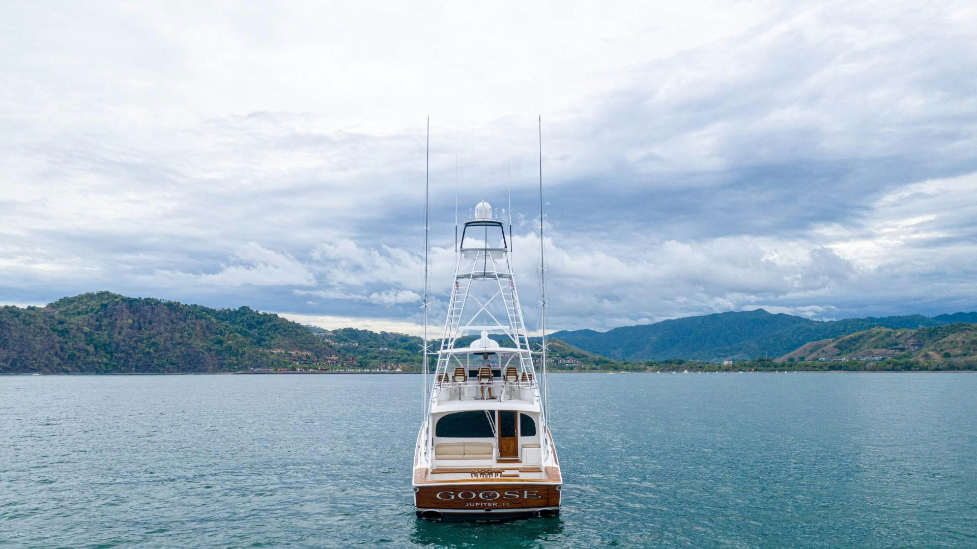 a boat on the water aboard GOOSE Yacht for Sale
