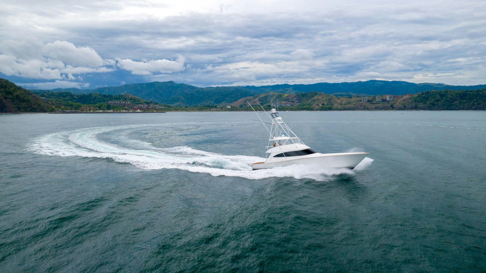 a boat on the water aboard GOOSE Yacht for Sale