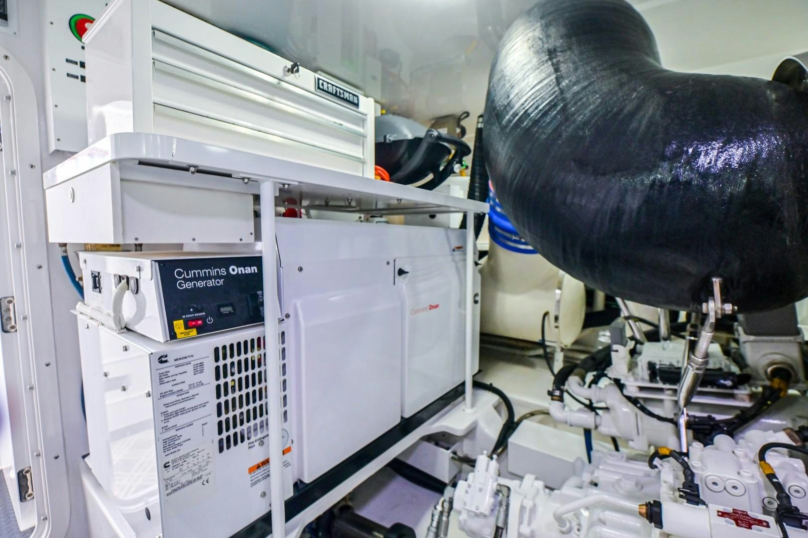 a large bird in a laboratory aboard GOOSE Yacht for Sale