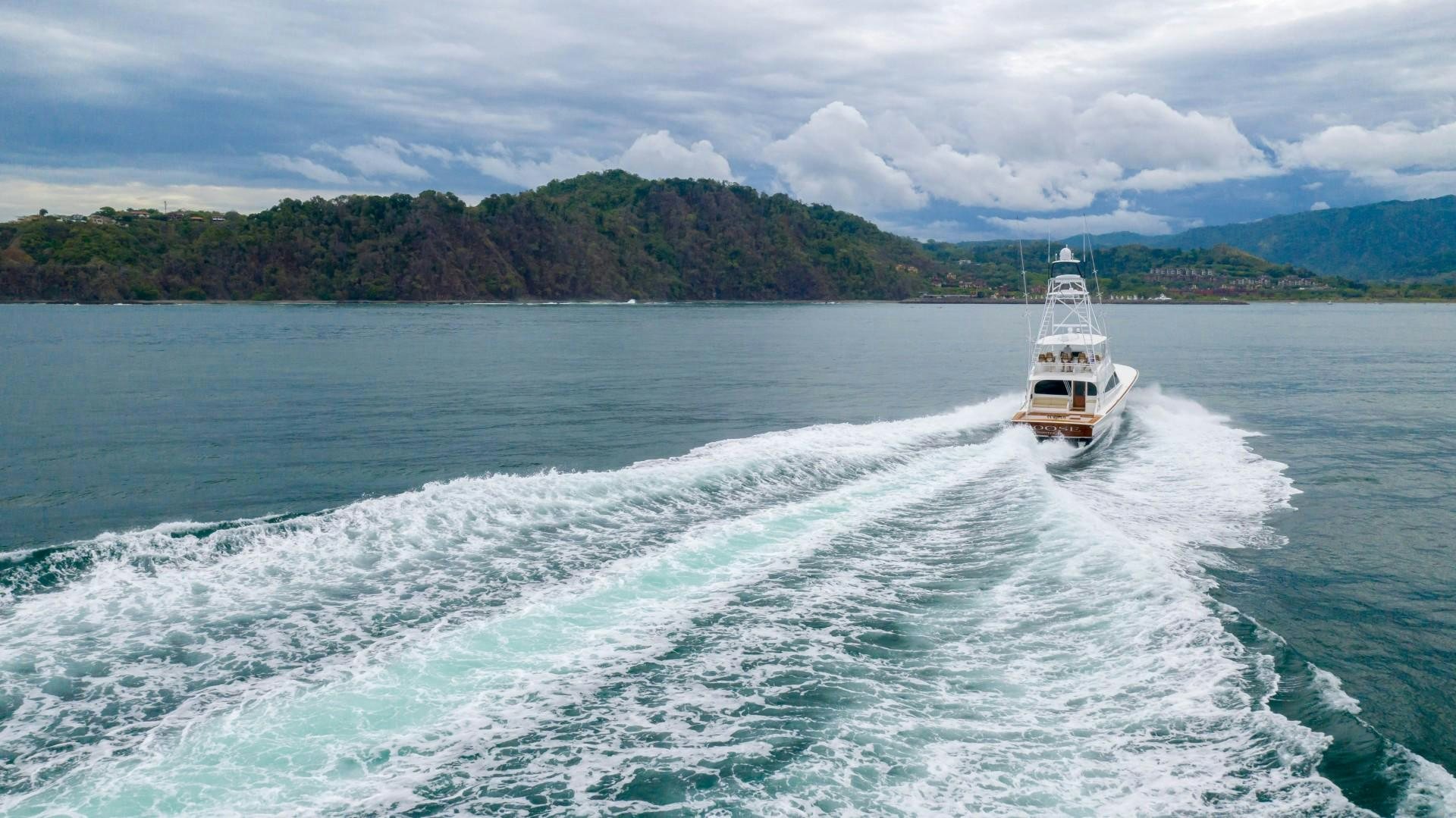 a boat on the water aboard GOOSE Yacht for Sale