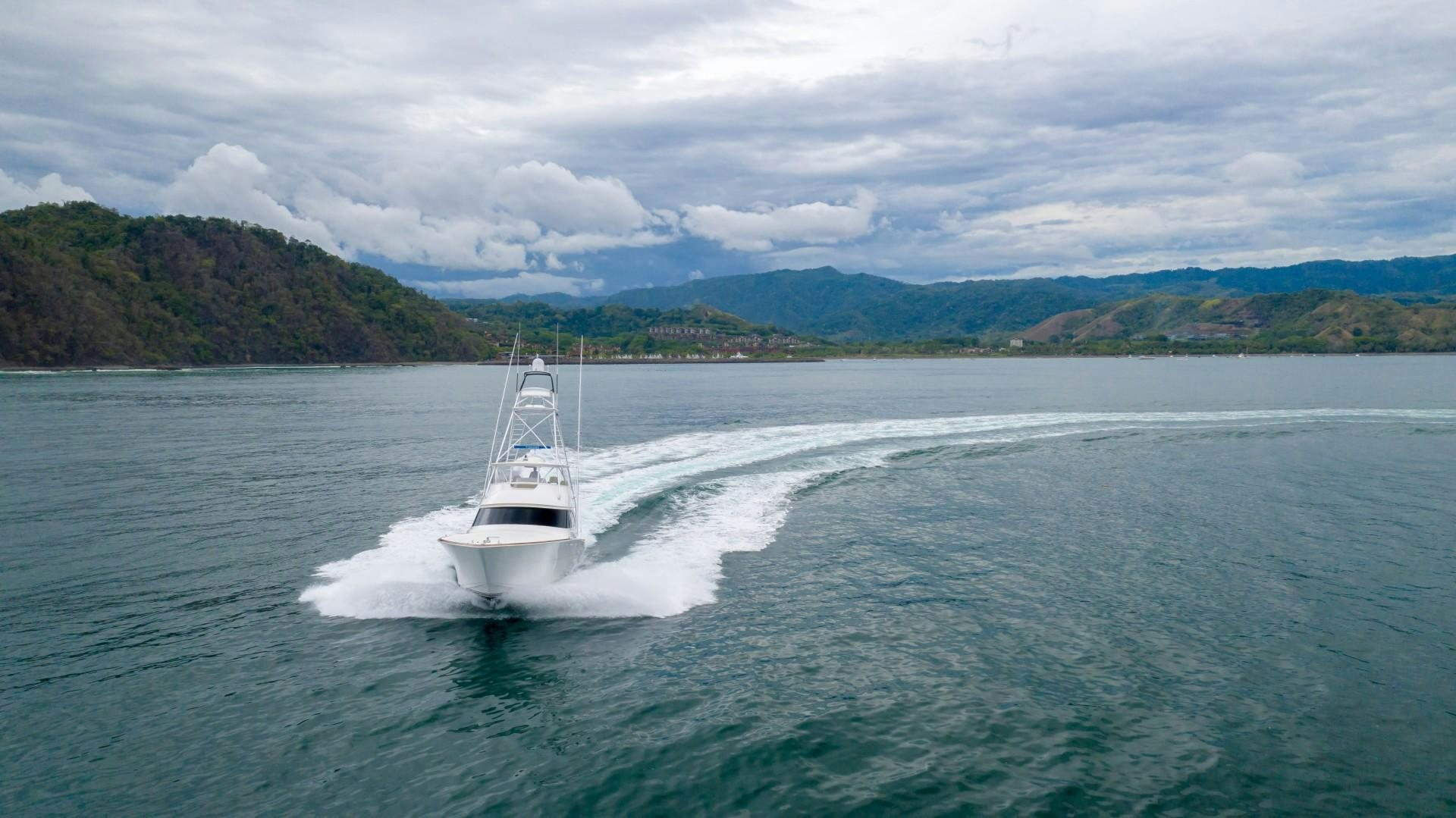 a boat on the water aboard GOOSE Yacht for Sale