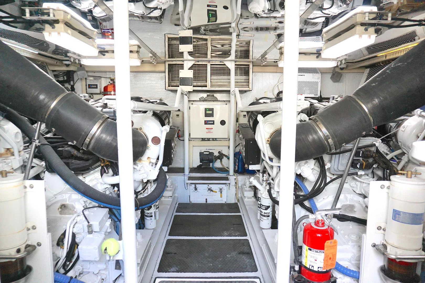 a room with machinery aboard CROWN ROYAL Yacht for Sale