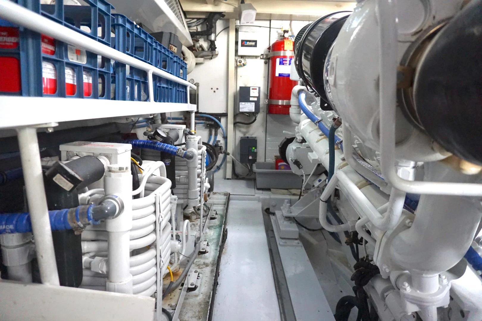 close-up of a machine aboard CROWN ROYAL Yacht for Sale
