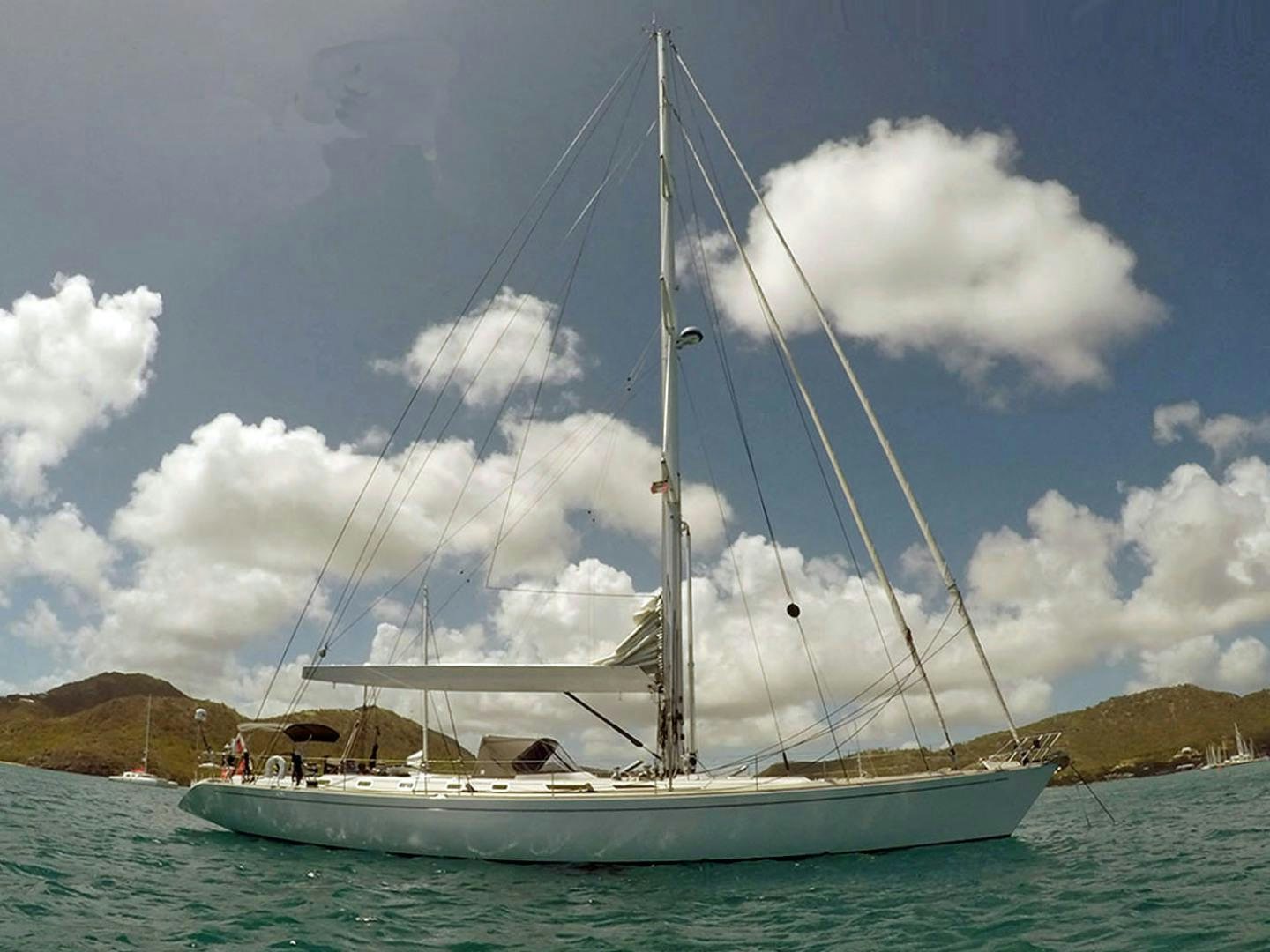 a boat on the water aboard BALEINE Yacht for Sale
