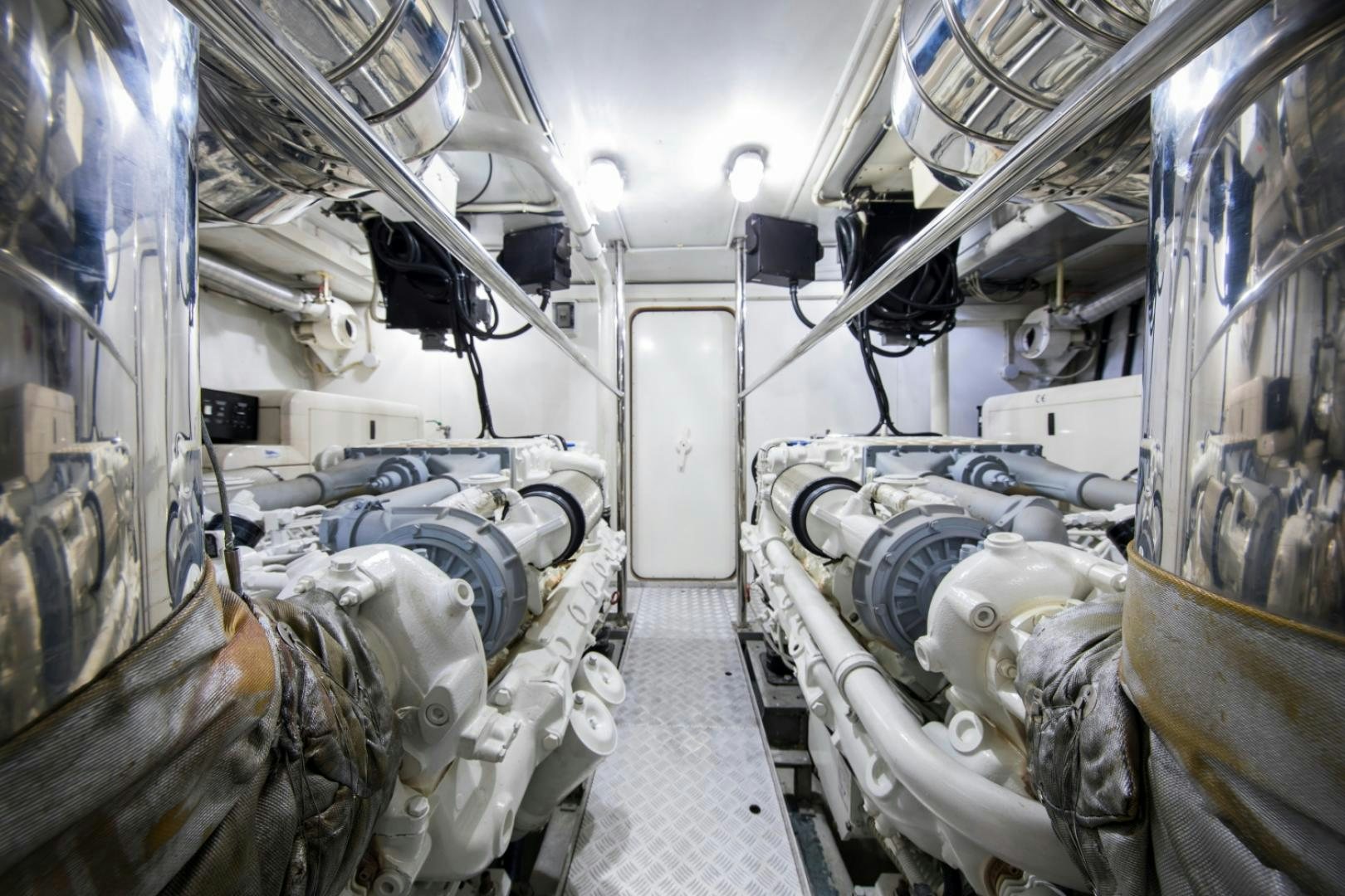 a space shuttle with many space ships aboard MYTHOS Yacht for Sale