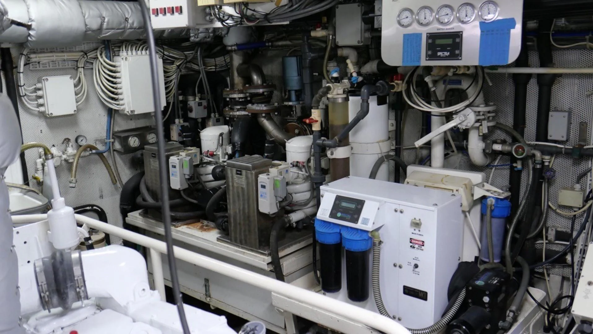 a close-up of a machine aboard PELAGIAL Yacht for Sale