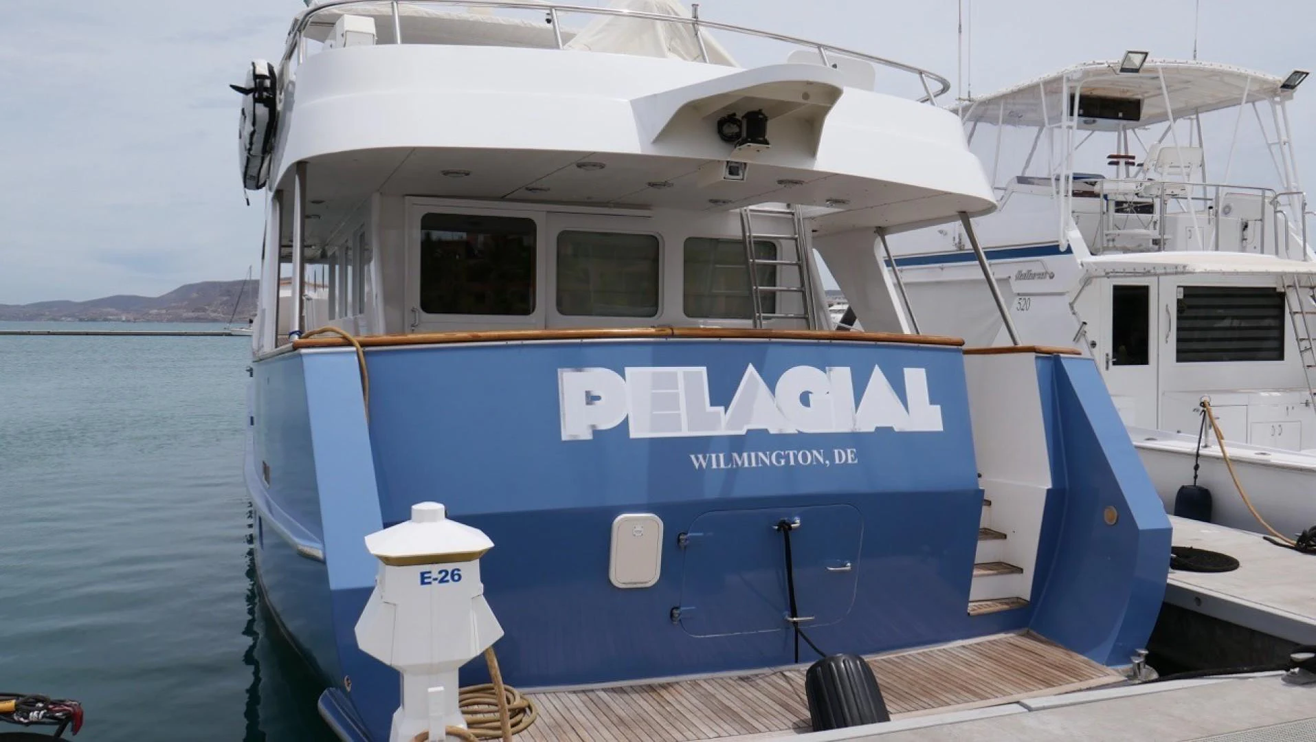 a boat on the water aboard PELAGIAL Yacht for Sale