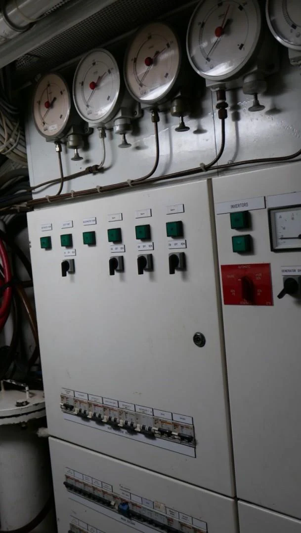 a white machine with buttons aboard PELAGIAL Yacht for Sale