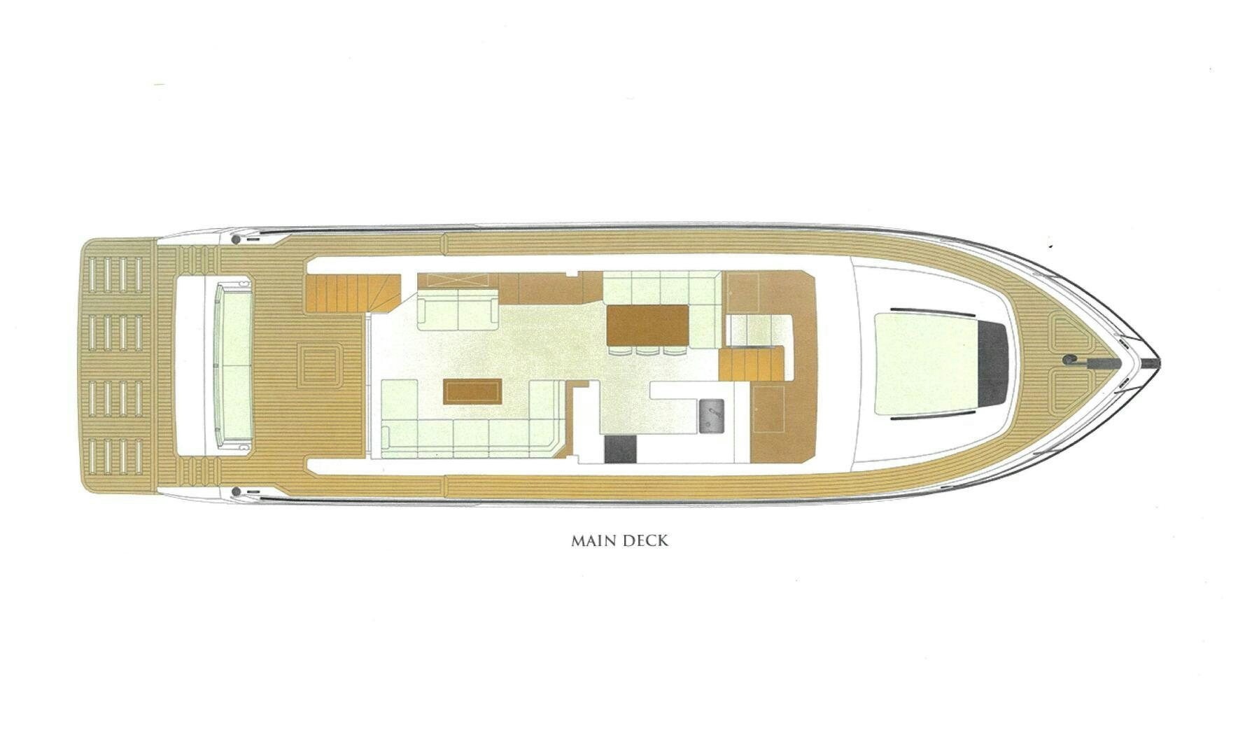 graphical user interface aboard JOHNSON 70' FLYBRIDGE M/Y Yacht for Sale