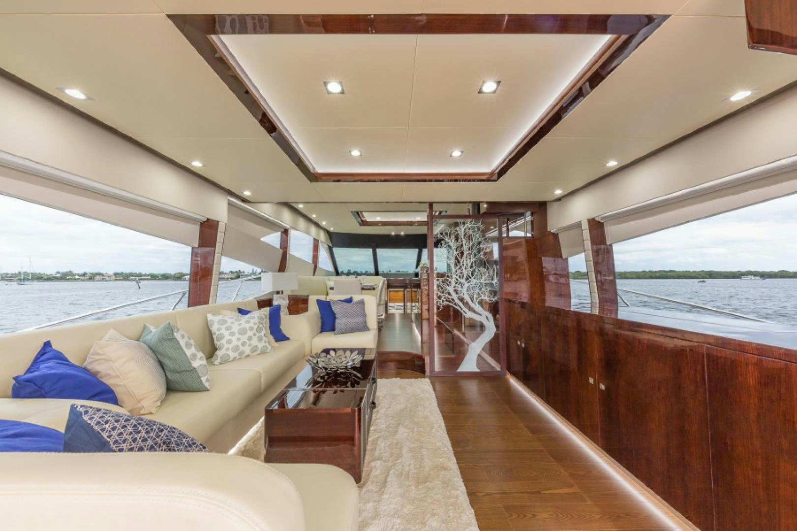 inside of a boat aboard No Name Yacht for Sale