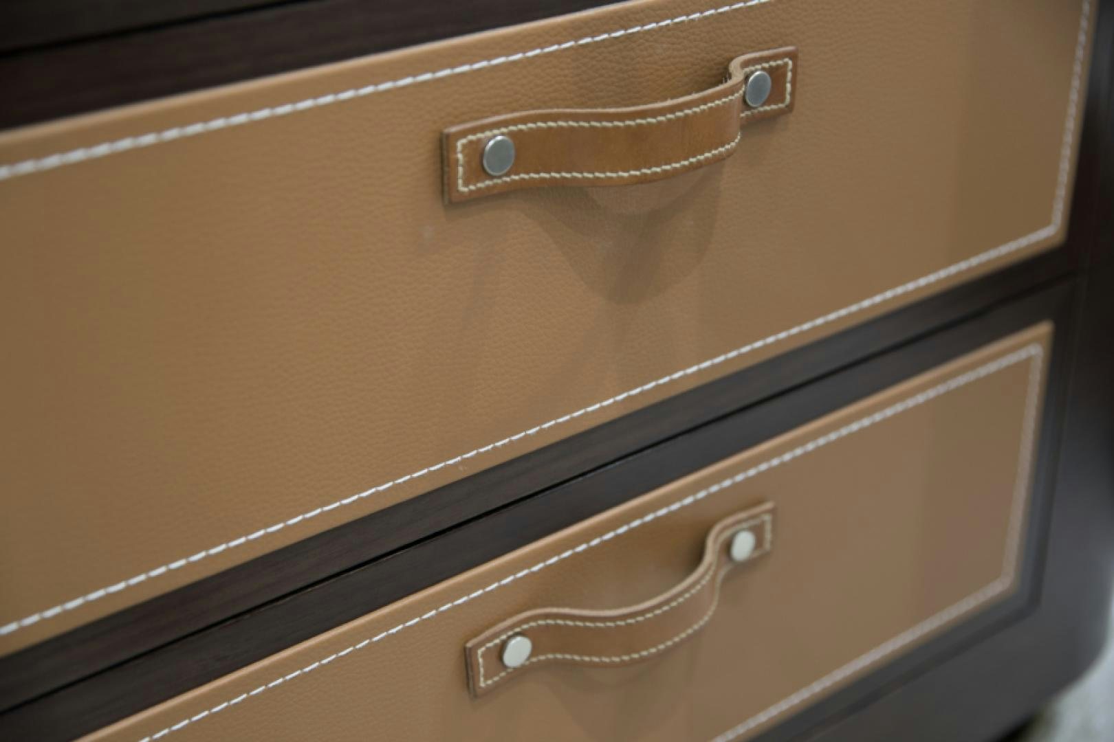 a close-up of a door handle aboard No Name Yacht for Sale