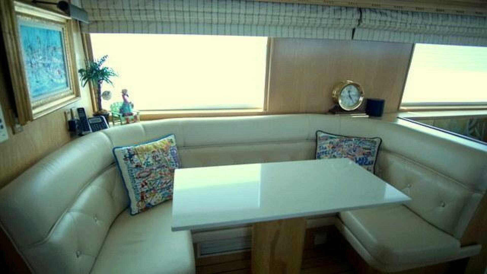 a couch and a table in a room aboard SILVER SEAS Yacht for Sale