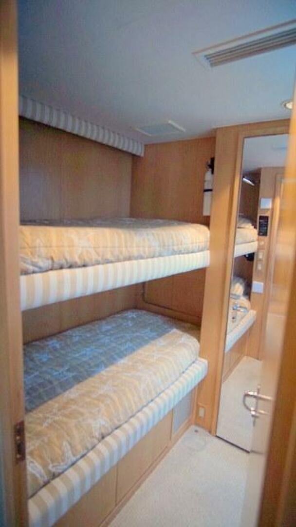 a room with bunk beds aboard SILVER SEAS Yacht for Sale