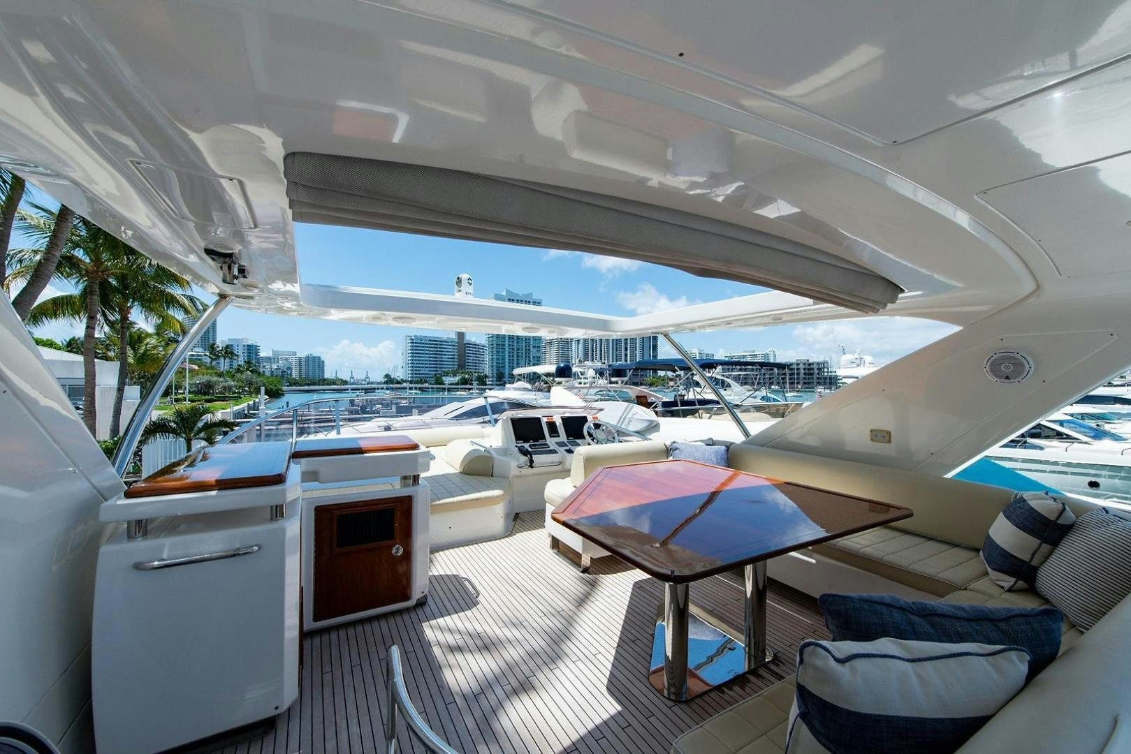 inside of a plane aboard SOMEWHERE I BELONG Yacht for Sale