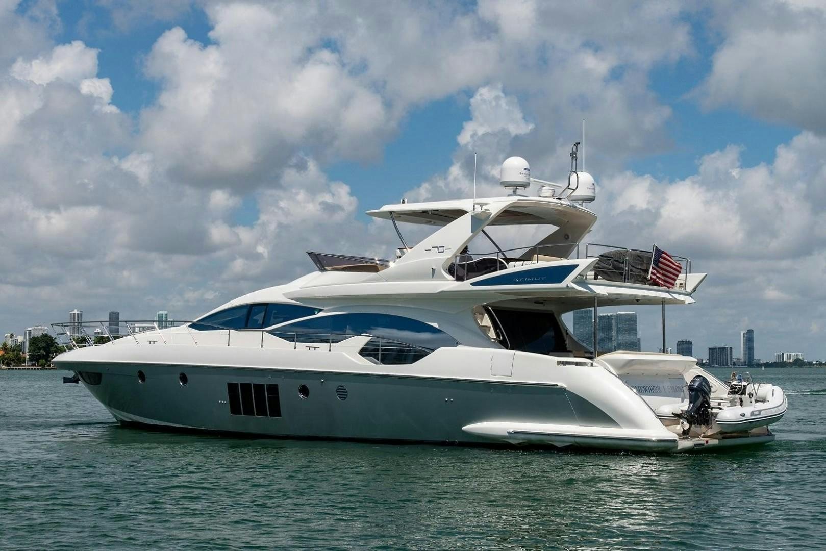 a boat on the water aboard SOMEWHERE I BELONG Yacht for Sale