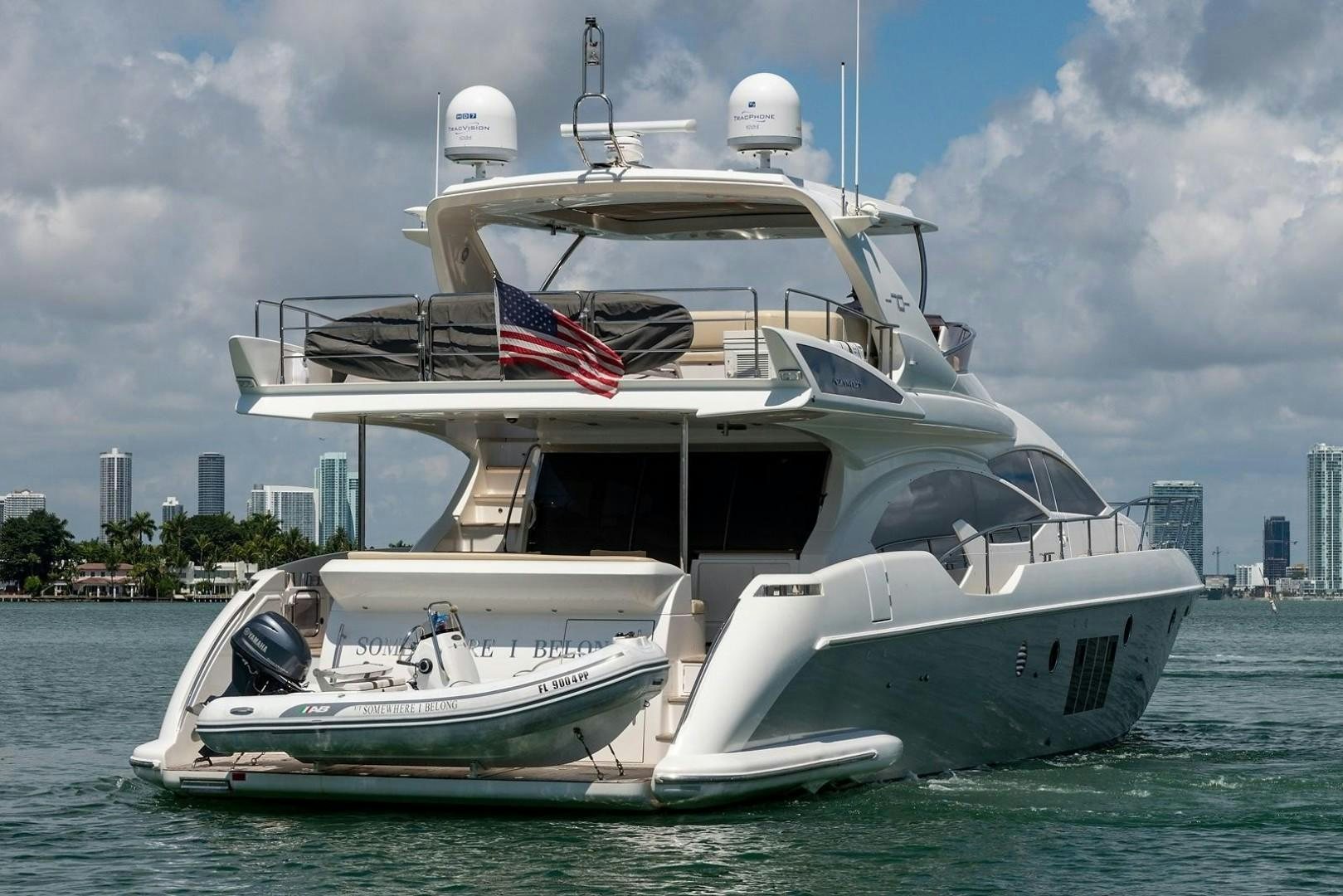 a boat on the water aboard SOMEWHERE I BELONG Yacht for Sale