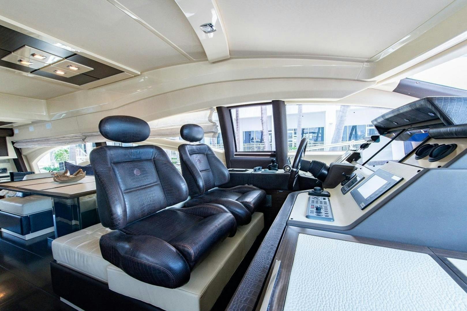inside of a vehicle aboard SOMEWHERE I BELONG Yacht for Sale