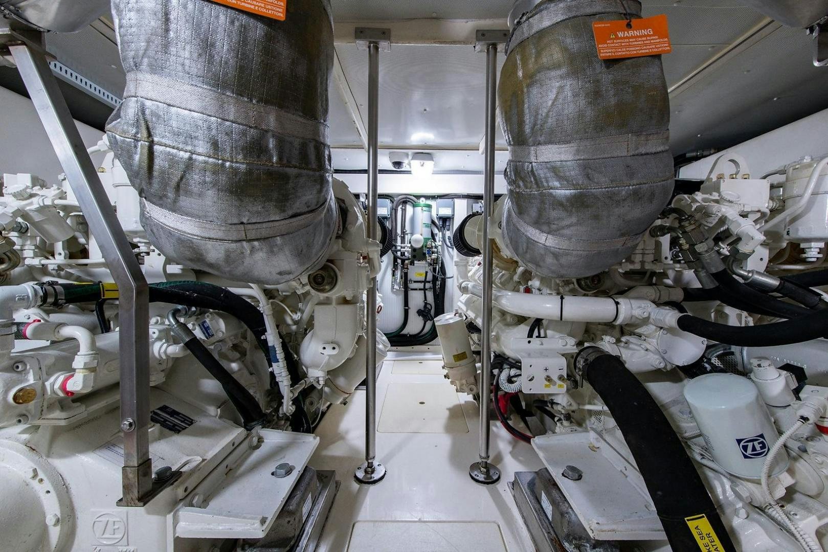 a close-up of a machine aboard SOMEWHERE I BELONG Yacht for Sale