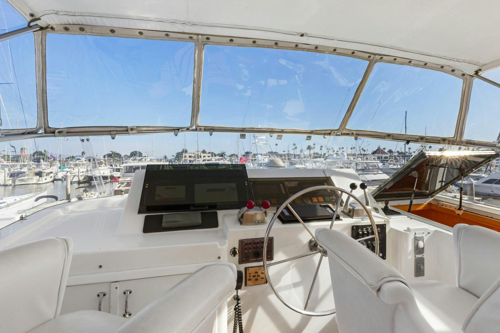 the inside of a boat aboard DAYDREAMER IV Yacht for Sale