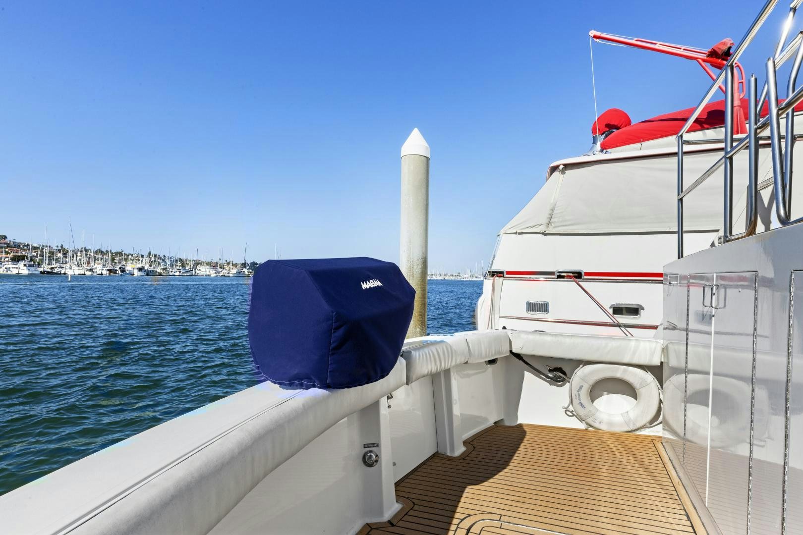 a boat on the water aboard DAYDREAMER IV Yacht for Sale