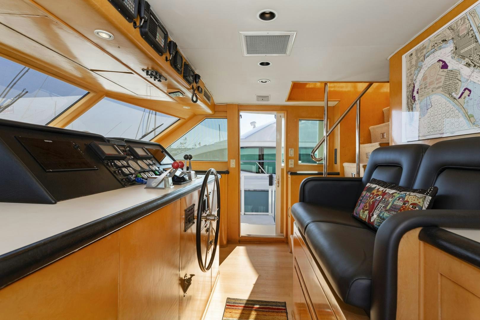 inside of a vehicle aboard DAYDREAMER IV Yacht for Sale