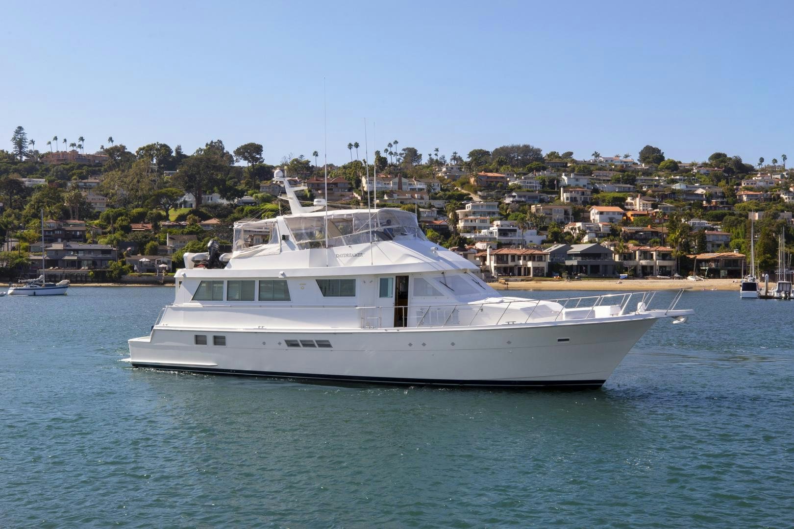 a boat in the water aboard DAYDREAMER IV Yacht for Sale