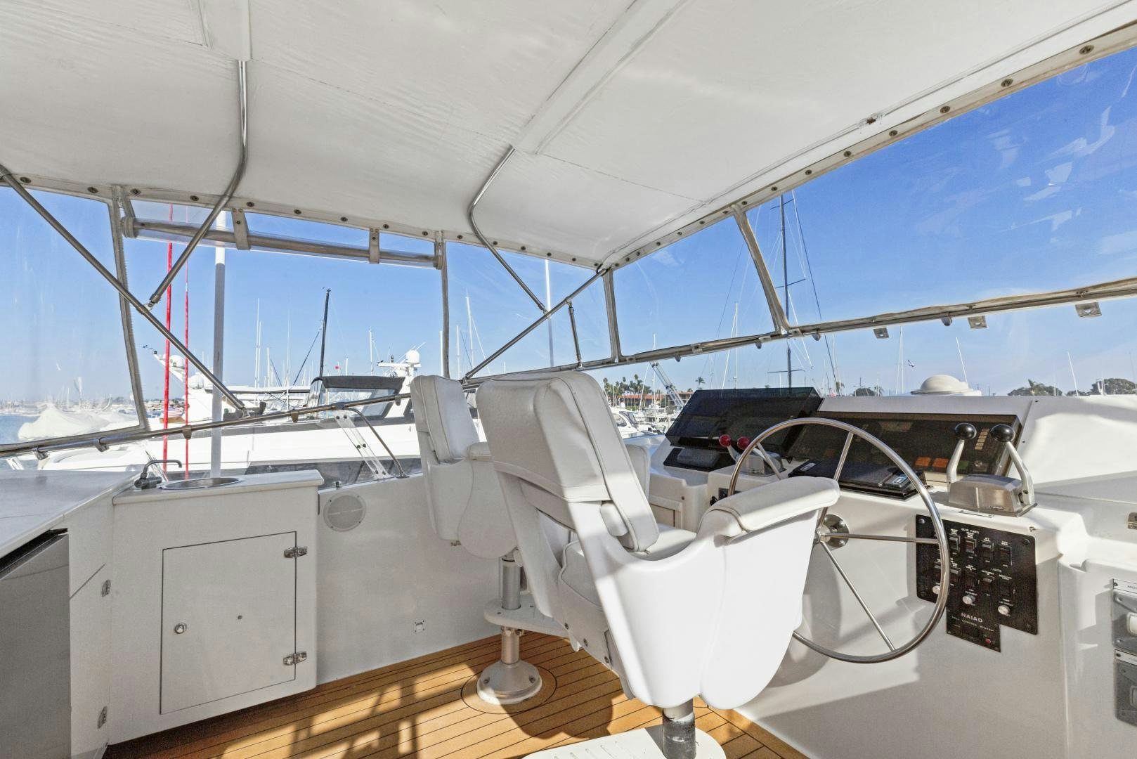inside of a boat aboard DAYDREAMER IV Yacht for Sale